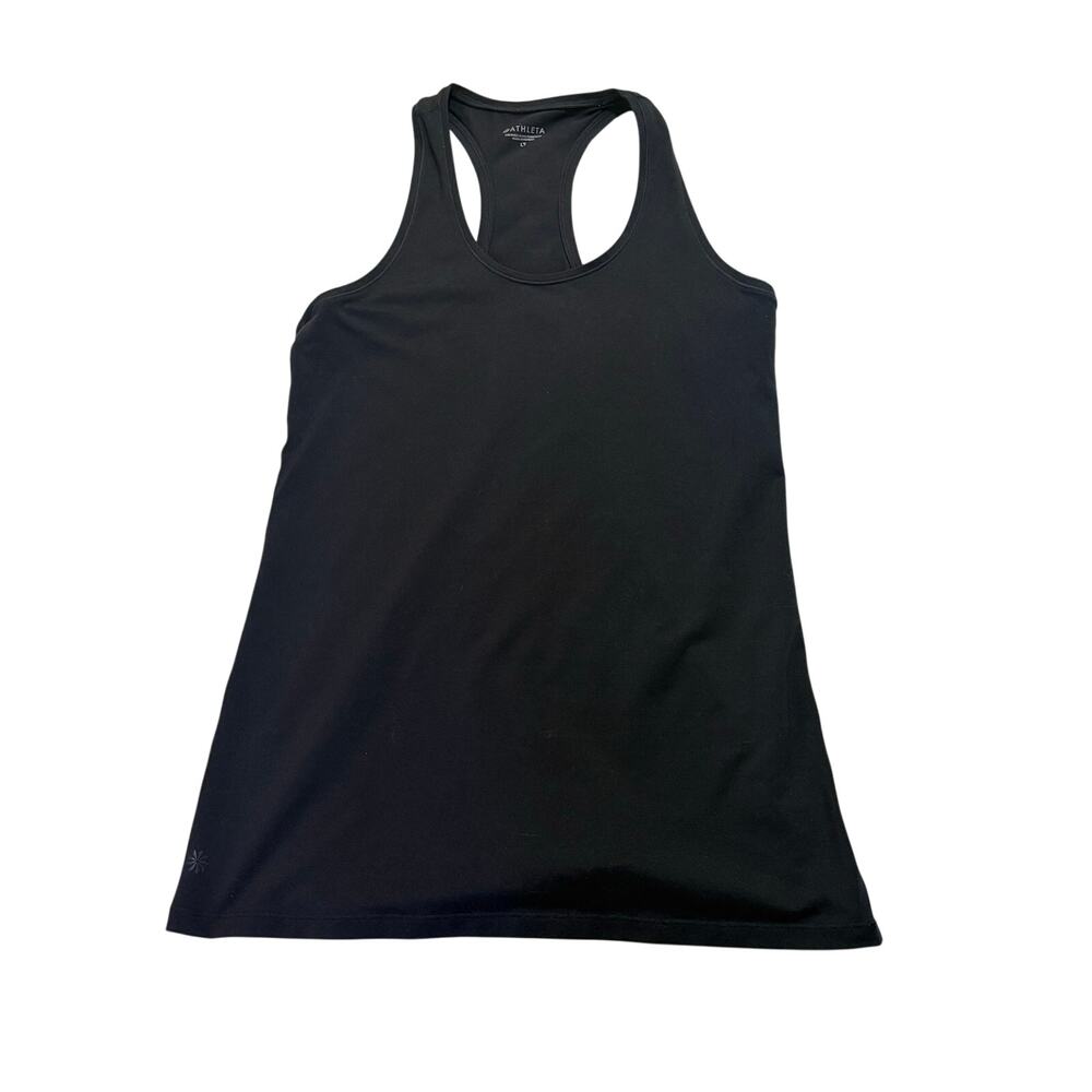 Athleta Tank Womens LT Black RacerBack - Picture 6 of 6